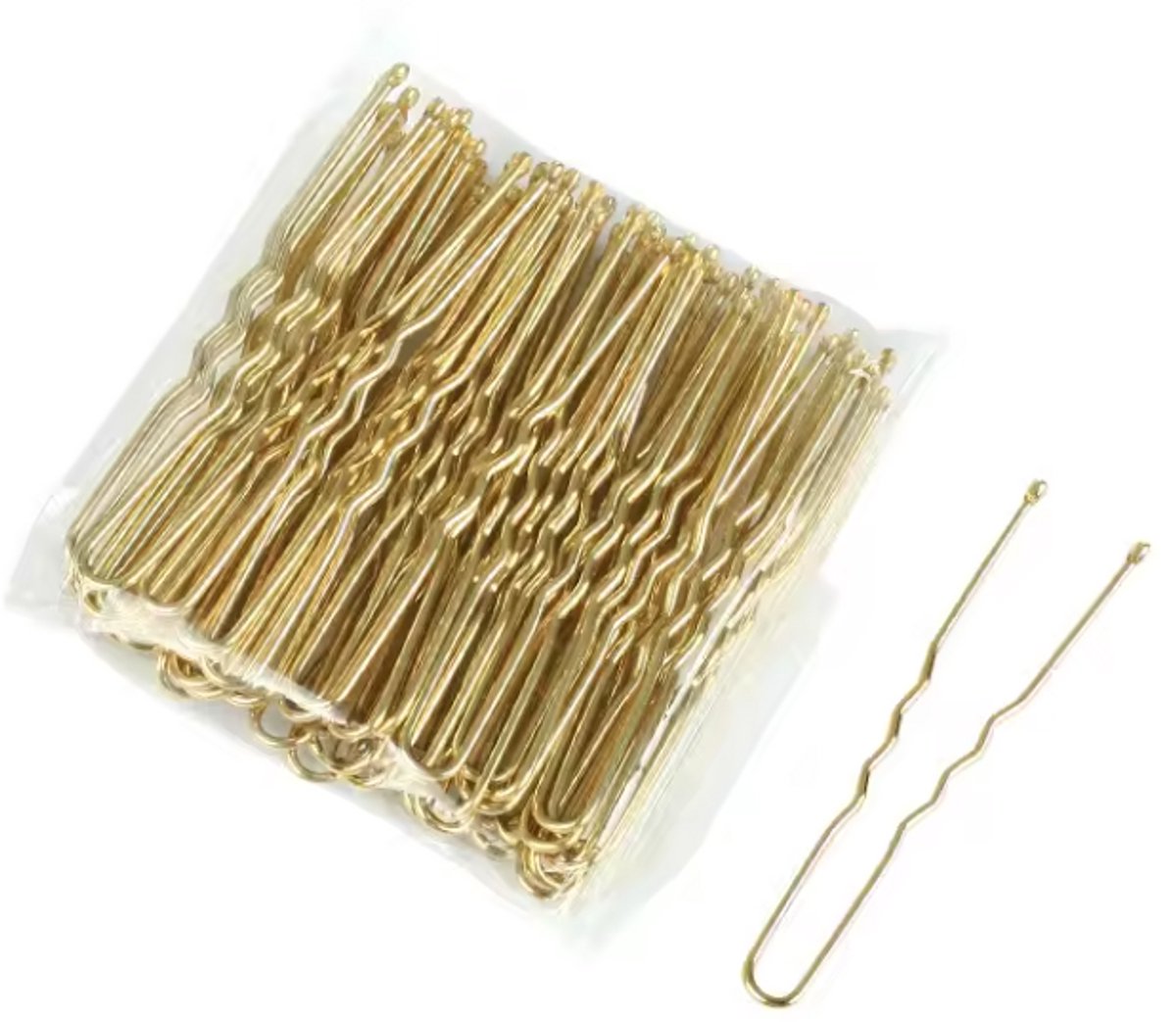 Schuifspeldjes Blond - Haarschuifjes - Haarpin - 50 Stuks - Hairpin - 6 CM