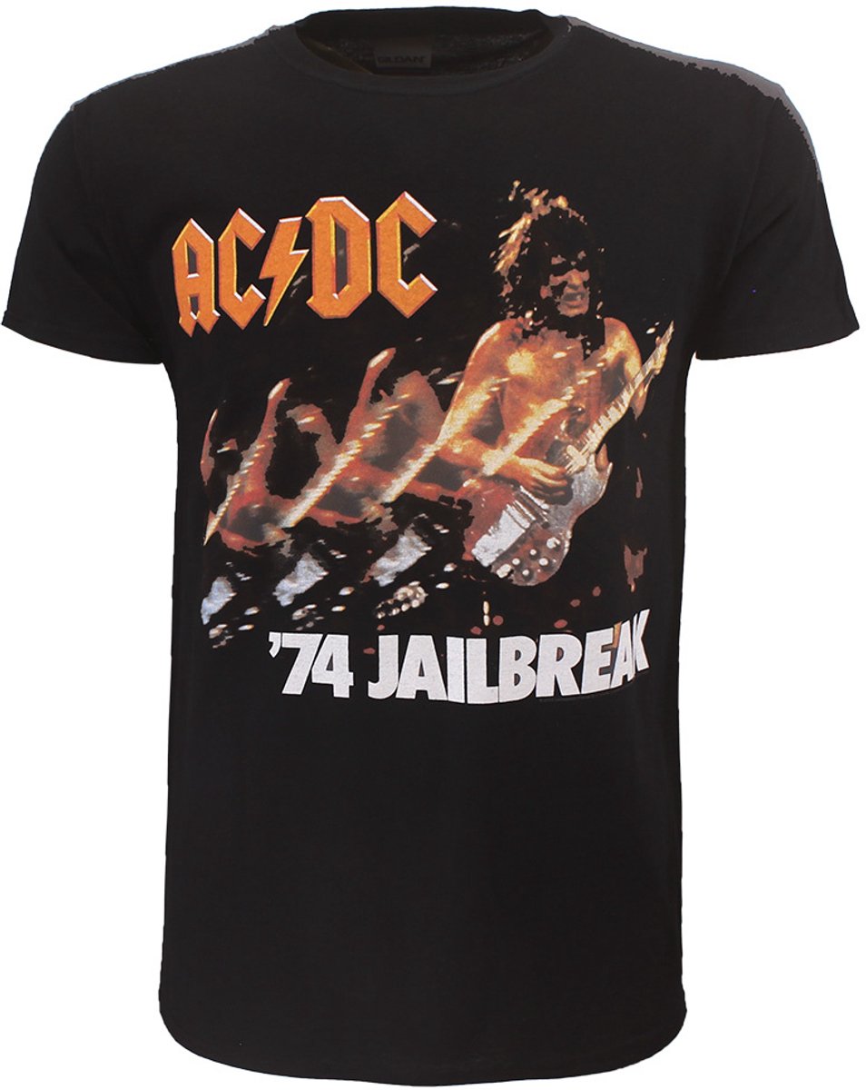 AC/DC Jailbreak ‘74 Album Cover T-Shirt - Officiële Merchandise - L