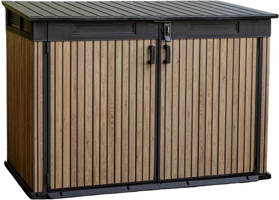 Armoire de rangement vénitienne Keter 2020L - 190 x 109 x 132,5 cm - Marron