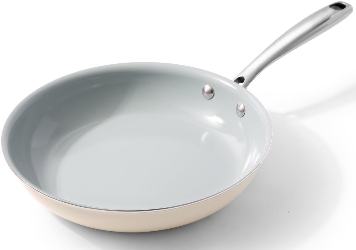 Keramische braadpan 24 cm - Gezond koken - Antiaanbaklaag