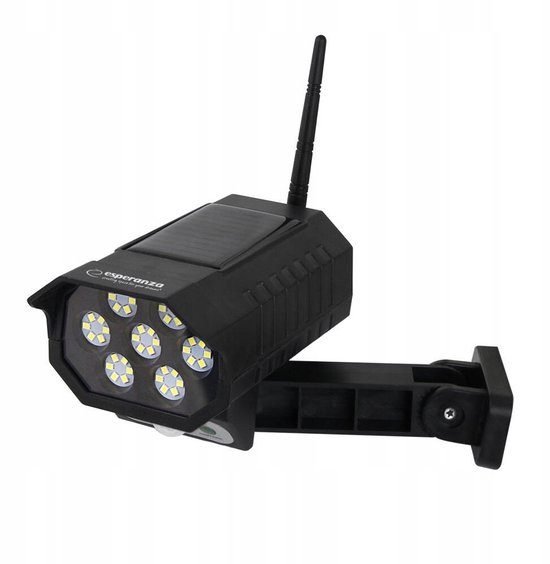 Esperanza Dummy Zonnepaneel Cameralamp - 42 LED - IP65 - 6500 K - Bewegingssensor & Afstandsbediening van ESP. — afbeelding 2
