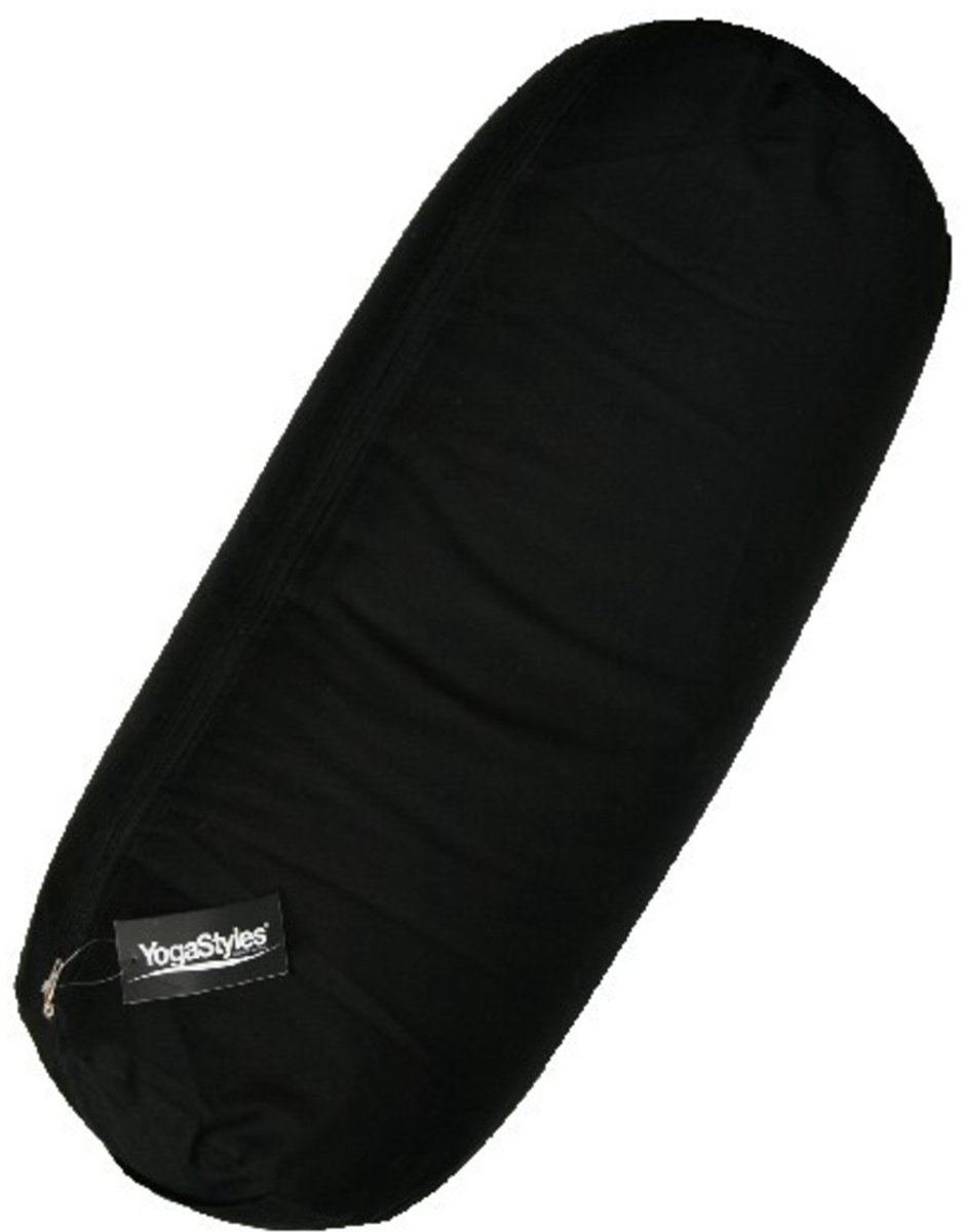 YogaStyles Bolster Zwart XL