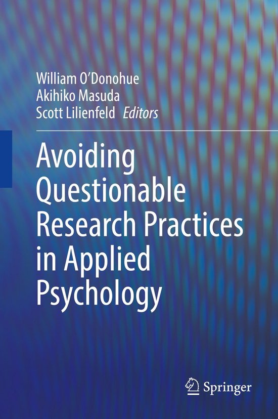 Avoiding Questionable Research Practices in Applied Psycholo ... - cover