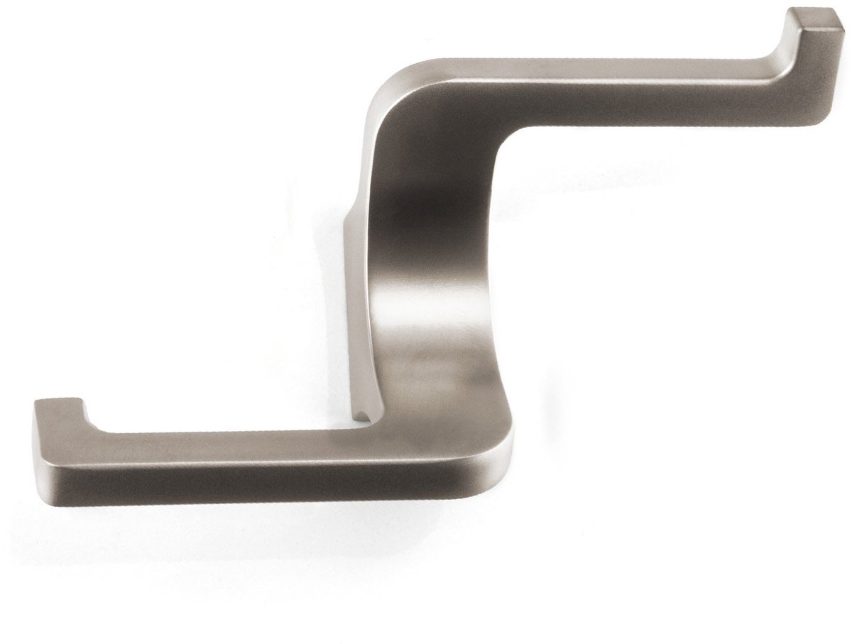 2 stuks SOTECH kapstokhaken Bill 107,5 x 64,5 mm RVS-look incl. bevestigingsset