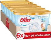 Bol.com Le Chat Discs Sensitive - Wascapsules - Tegen Hardnekkige Vlekken - Voor Schitterende Witten en Kleuren - Voordeelverpak... aanbieding