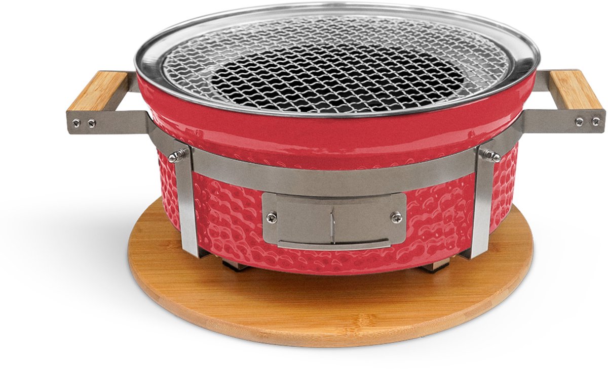 CREATE - Ronde barbecue met grill en bakplaat - BBQ KAMADO HIBACHI