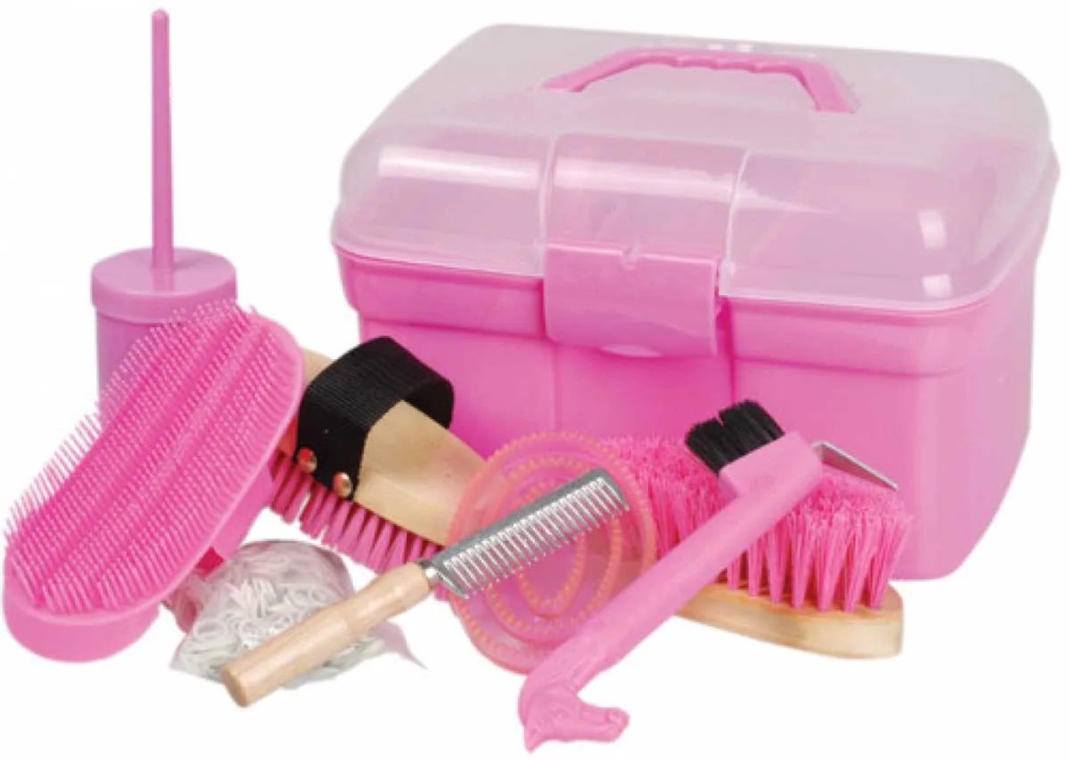 Pagony Poetsbox Gevuld - Maat: 1 - Roze - Plastic