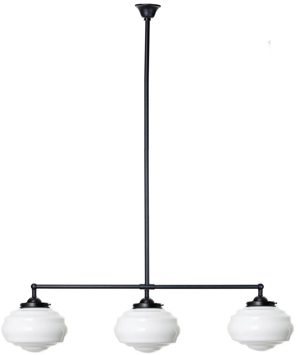 Coloured by Art Moonlight T-lamp 3 lichts Alphonse - Art Deco Trade Zwart