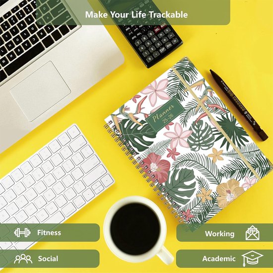 A5 Softcover Weekagenda - Agenda Rood - 7D/2P - 2026 | Cards & Crafts A5 Softcover Weekagenda - Agenda Rood - 7D/2P - 2026 | Cards & Crafts