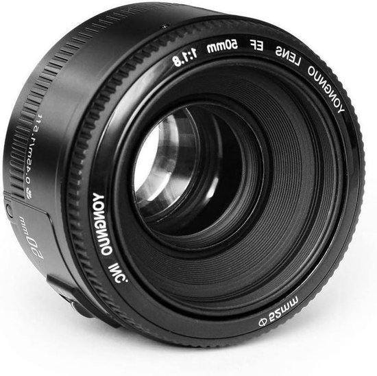 Allecto Plus - Objectif autofocus 50 mm f/1.8 pour monture Canon EF, compatible avec les Caméras numériques Canon - Pour Canon 350D/450D/500D/600D/650D/700D/60D/5D Mark II/5D Mark III