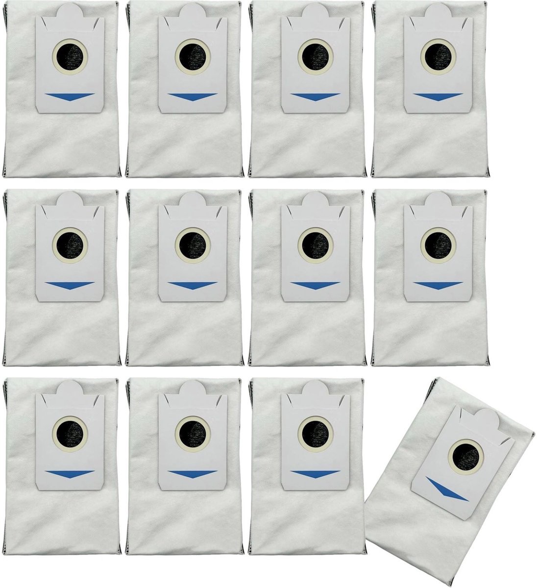 Plus.Parts Ecovacs Deebot X2, X5 en T30S Serie Stofzakken (12 Stuks, Plus.Parts® alternatief voor DDB030025) Overig