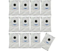 Ecovacs Deebot X2, X5 en T30S Serie Stofzakken (12 Stuks, Plus.Parts® alternatief voor DDB030025)