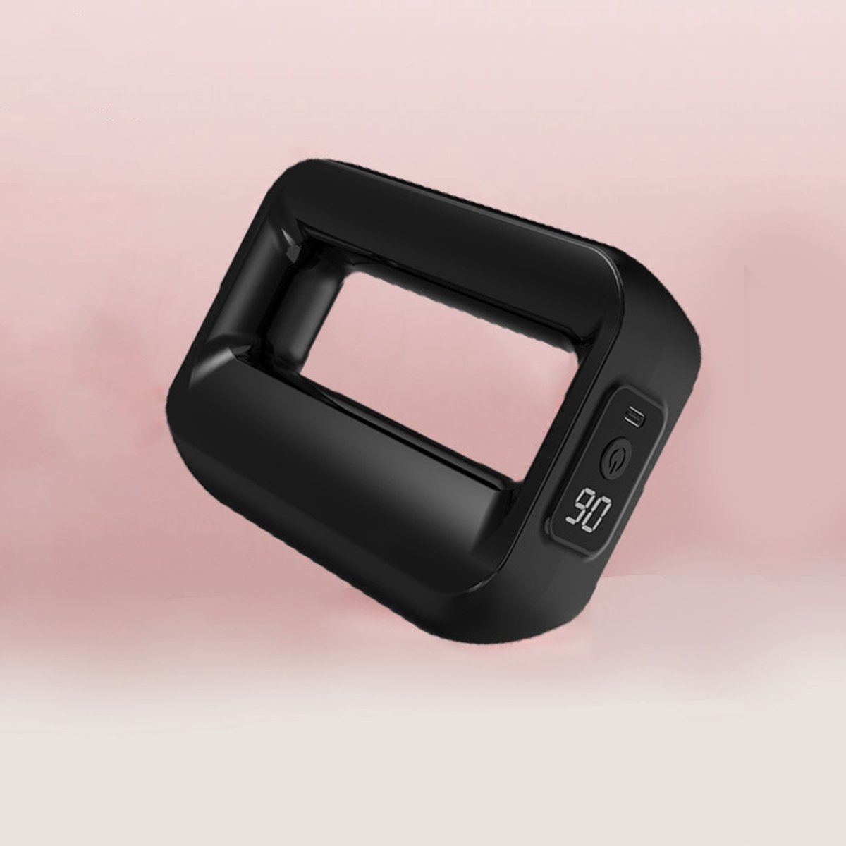 Afbeelding 3 van CHIWIN Massage Apparaat Spierpijn – Elektrisch Mini Spiermassage met Riem – 6 Intensiteiten & 3 Modi – Draadloos & LCD – Type-C – Voor Buik / Benen / Armen – Zwart