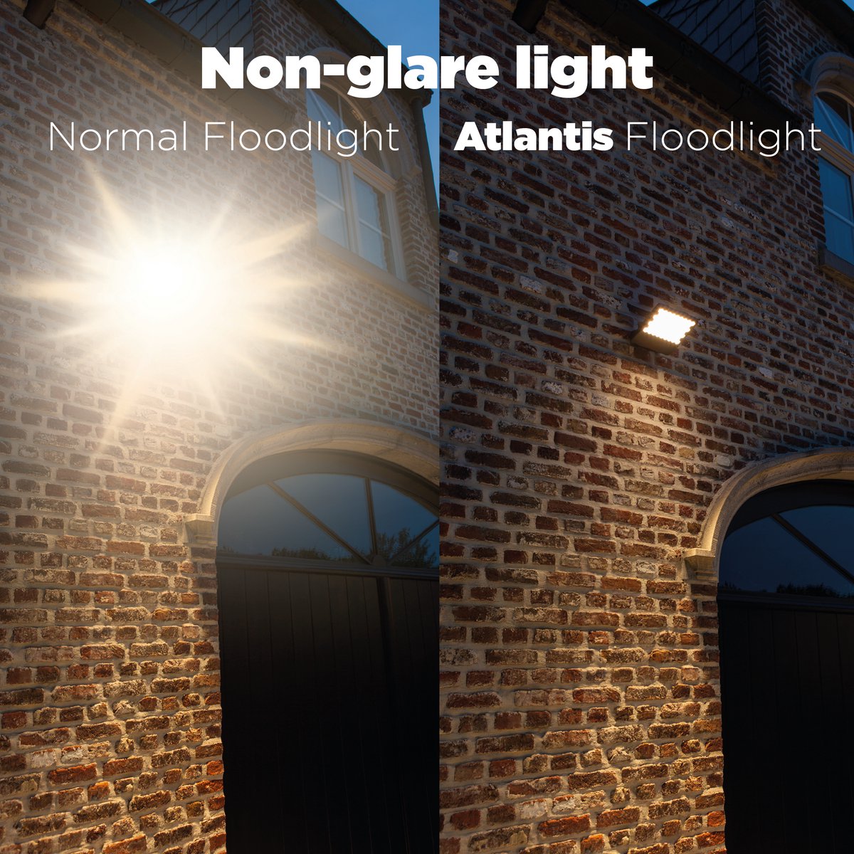 Lutec Atlantis - LED wandlamp voor buiten - Anti-verblinding