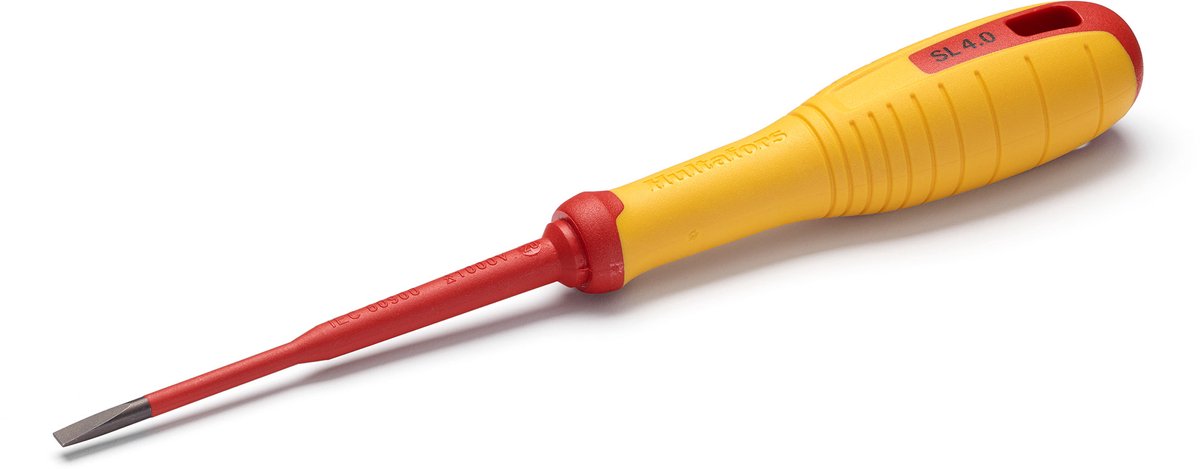 Hultafors VDE Sleuf Schroevendraaier, SL 1,0x5,5 mm x 125 mm voor elektra met geisoleerde kling en greep