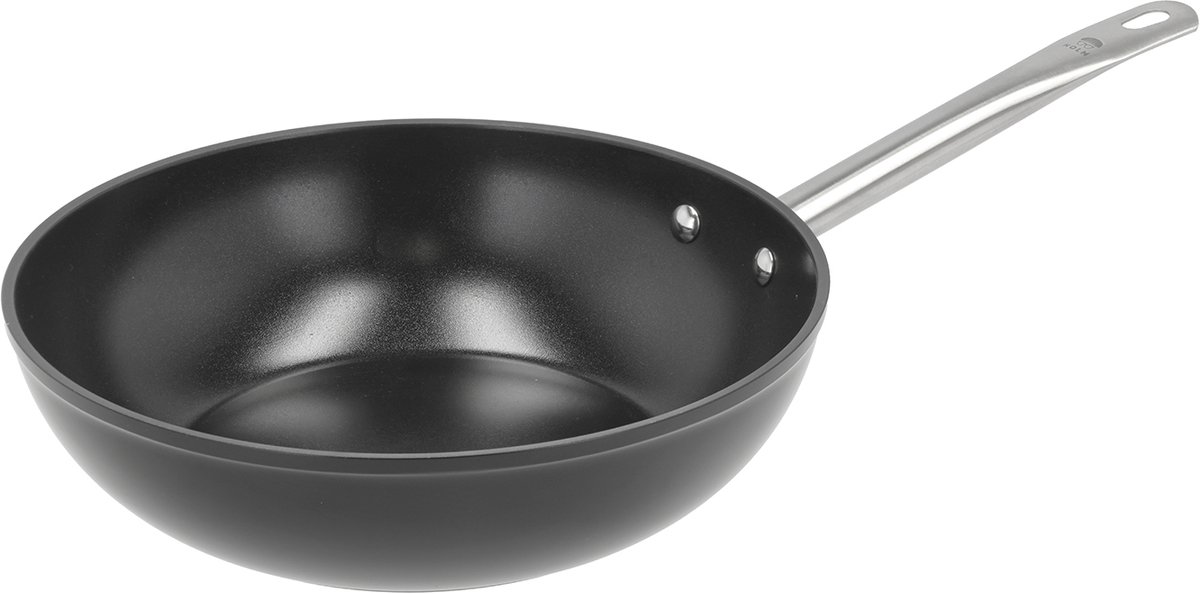HOLM Wok Dia 28 cm Zwart