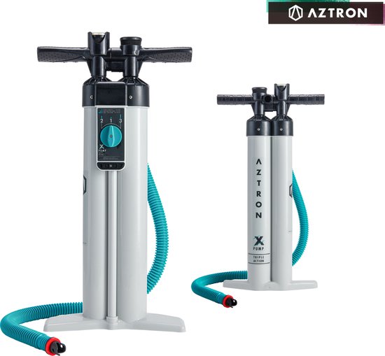 Aztron Triple Action Voetpomp Zilver van Aztron — afbeelding 4