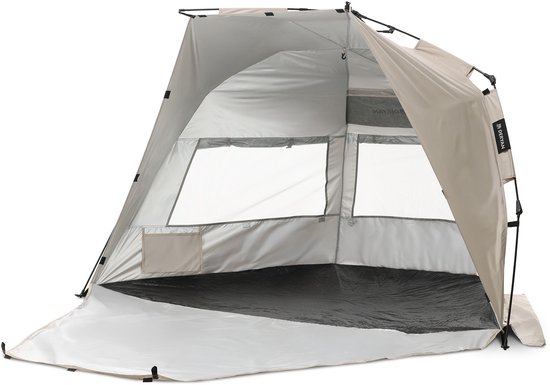 Deryan Up To Go Pop Up Strandtent - Anti-UV 50+ - Compact - Zilver van Deryan — afbeelding 2
