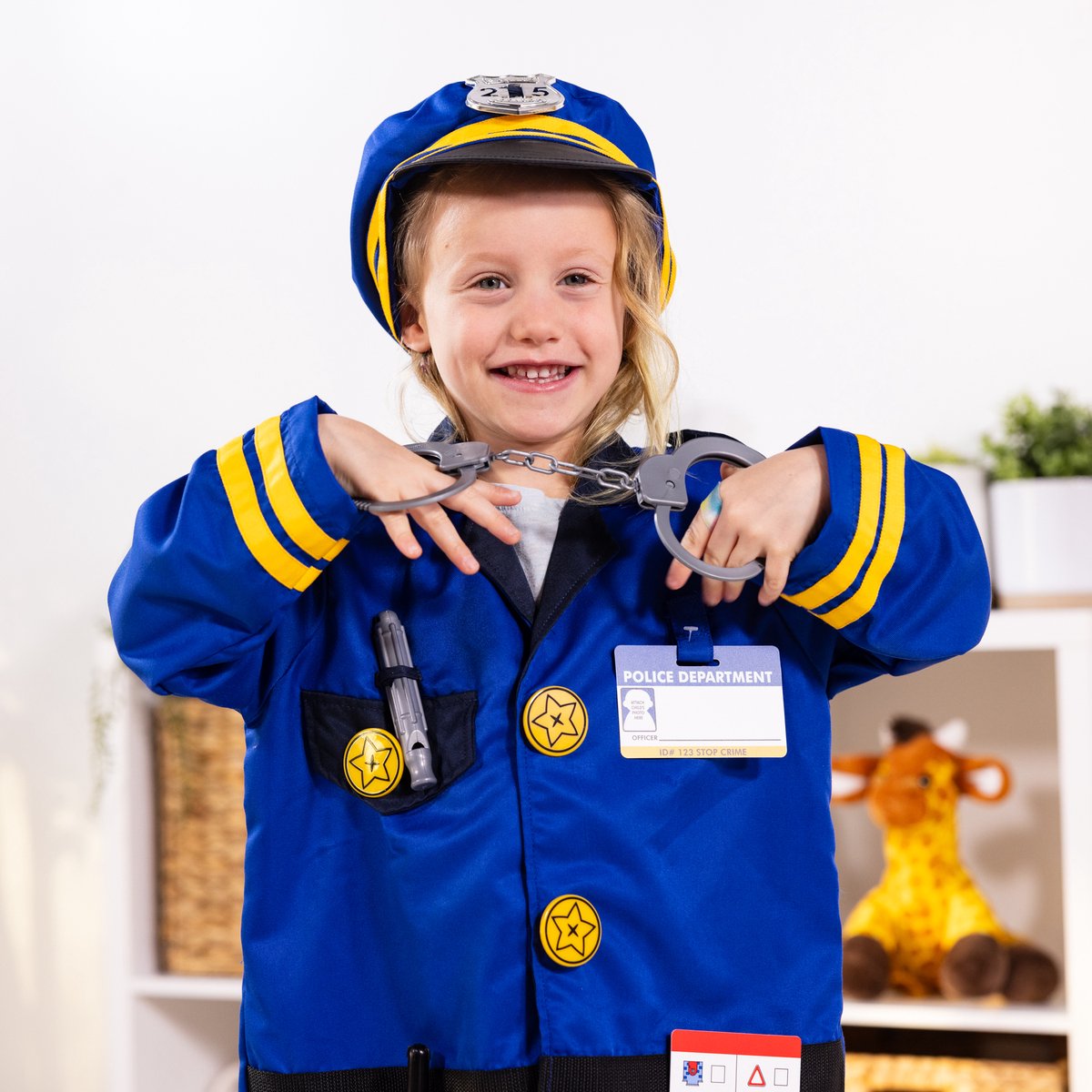 Melissa & Doug – Verkleedset politie – Inclusief walkietalkie met geluid — afbeelding 9