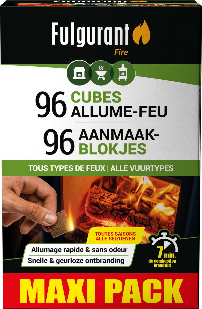 Fulgurant aanmaakblokjes ecologisch - 84 stuks