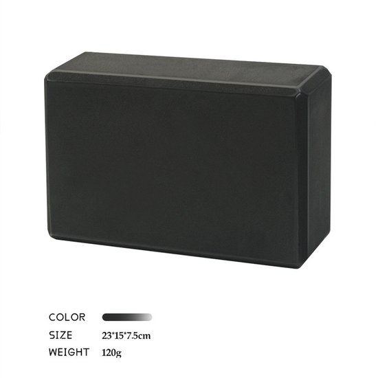 Yoga Blok-Yoga blokken- 2 stuks- fitness stenen- comfortabele fitness-yoga-stenen- antislip- zwart van Umi — afbeelding 3