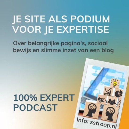 Je site als podium voor je expertise - cover