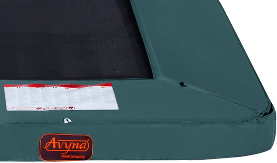 Avyna Trampoline Rand 275x190 cm (213) – Groen – Voor Opbouw Trampoline – Stevige Kwaliteit