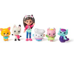 foto van Gabby's Poppenhuis De Film - Speelfigurenset - met Gabby 6 katjes en 1 poppenhuispakketje