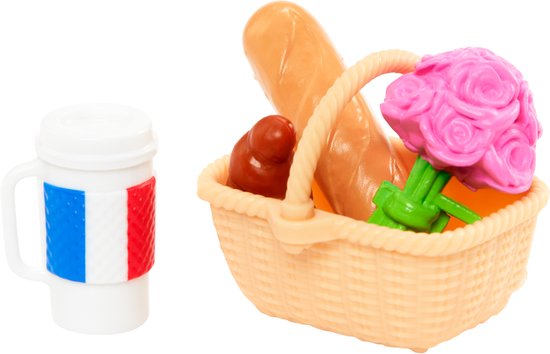 Mattel Barbie Roze Paspoort Parijs Pop Oranje van Mattel — afbeelding 3