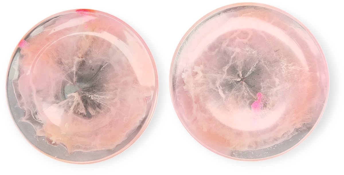 Resin Art JR: Theetip / Amuseschaaltje / Kleine schaaltje / Schaaltje voor een theezakje (set van 2 stuks)