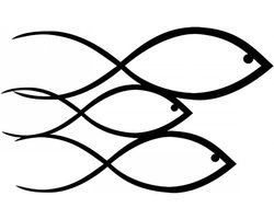 Inovra - Metalen Muurdecoratie Vis Wanddecoratie Minimalistische Kunst Lijn Tekening Decoratie voor Thuis Keuken Badkamer Slaapkamer Woonkamer…