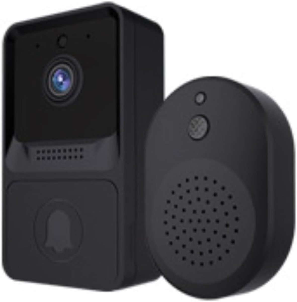 Slimme Video Deurbel - Deurbeldrukker - Draadloos - 1080p HD-video - Ring Video Deurbel - WiFi