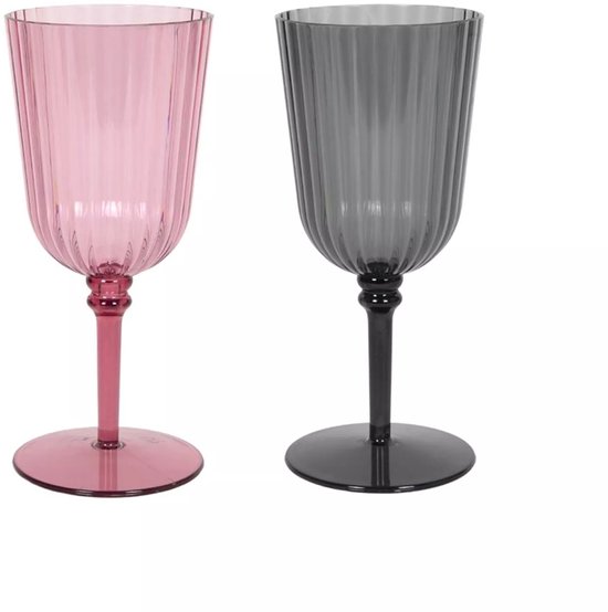 Imperial Kitchen - Verre à vin - plastique - couleurs variées - 200 ml.