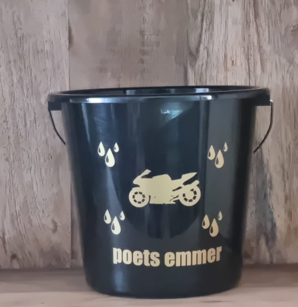 Cadeau emmer. Poets emmer Motor. Bouwemmer 12 Liter