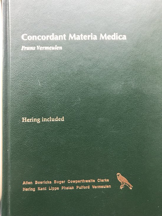 The concordant materia medica, Frans Vermeulen | 9789076189024