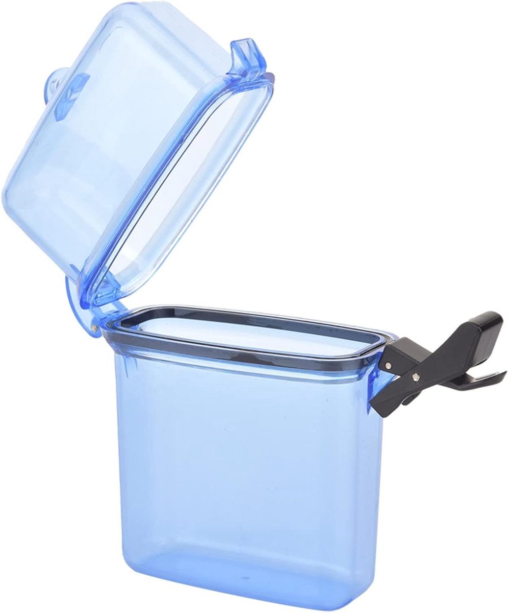 Waterdichte Telefoon Pouch Plastic Transparante Onderwater Kajak Afdichting Doos met Touw Haak voor Surfen Kano Kajak (Transparant Blauw)