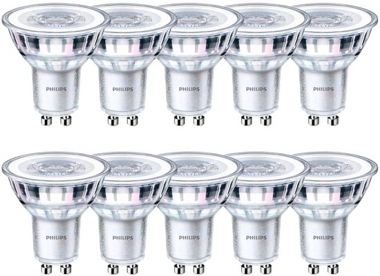 Philips energiezuinige LED Spot - 50 W - GU10 - warmwit licht - 10 stuks