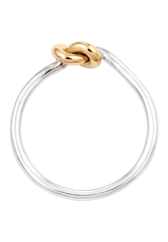 Anillo De Plata Esterlina 925 Para Mujer - Diseño Envuelto Tricolor, Hecho A Mano En Alemania, Regalo Elegante