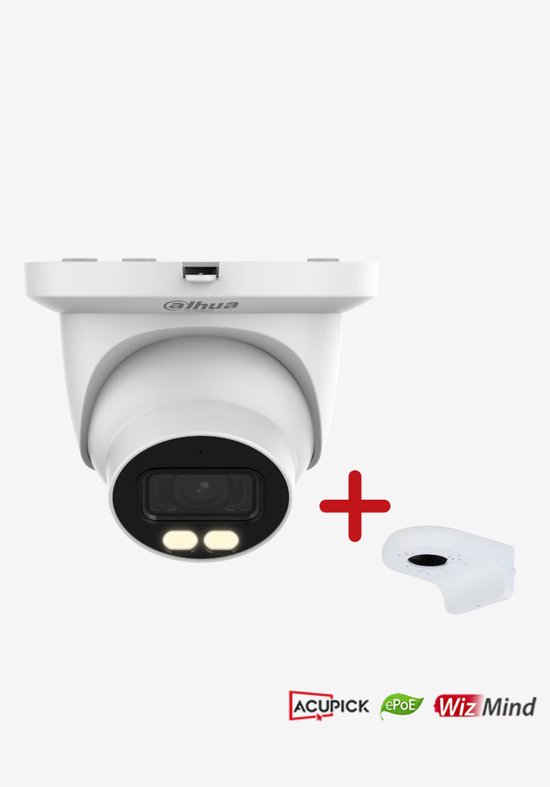 Dahua dome ip camera met PoE weerbestendig 4MP