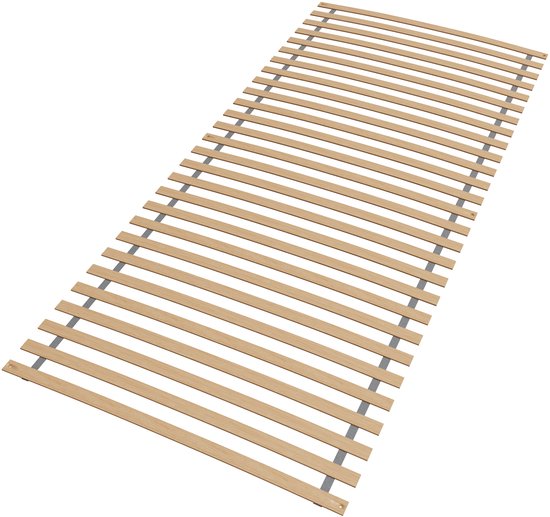 Rolbodem 140x200 cm - 28 latten - gemonteerd - tot 130kg - bedbodem - lattenbodem