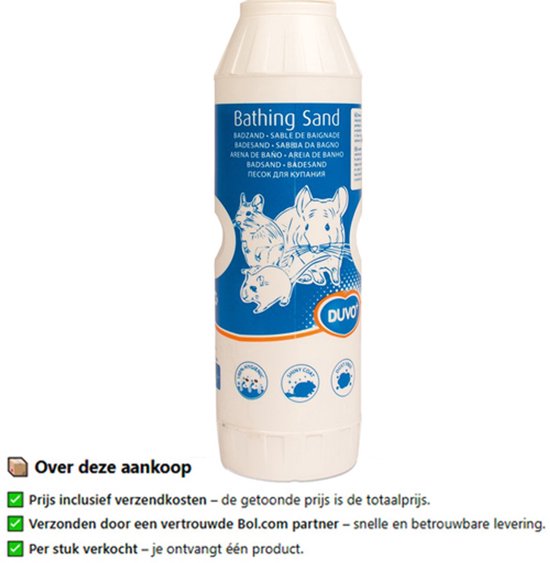 Duvo+ Chinchilla badzand strooibus 1,9kg
