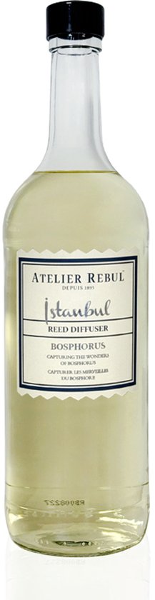 Atelier Rebul Istanbul Bosphorus - Geurstokjes Navulling (985ml) - Houtige & Kruidige Kamergeur - Heerlijke Geurverspreider