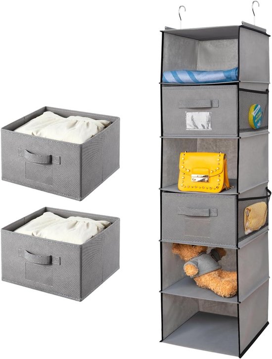 VGEBY Organisateur De Rangement Pour Placard Suspendu Organisateur De Penderie Suspendue