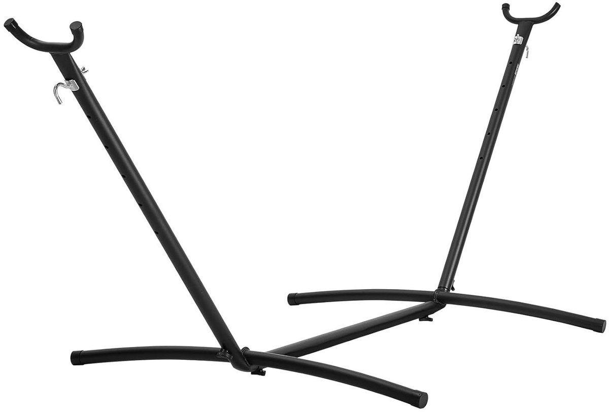 Portable Hammock Stand 204kg Capacity Steel Hammock Stand for 2 Person Heavy Duty Adjustable Hooks Hammock Frame Fits 9-12 Feet Hammocks Space Saving With VEVOR.