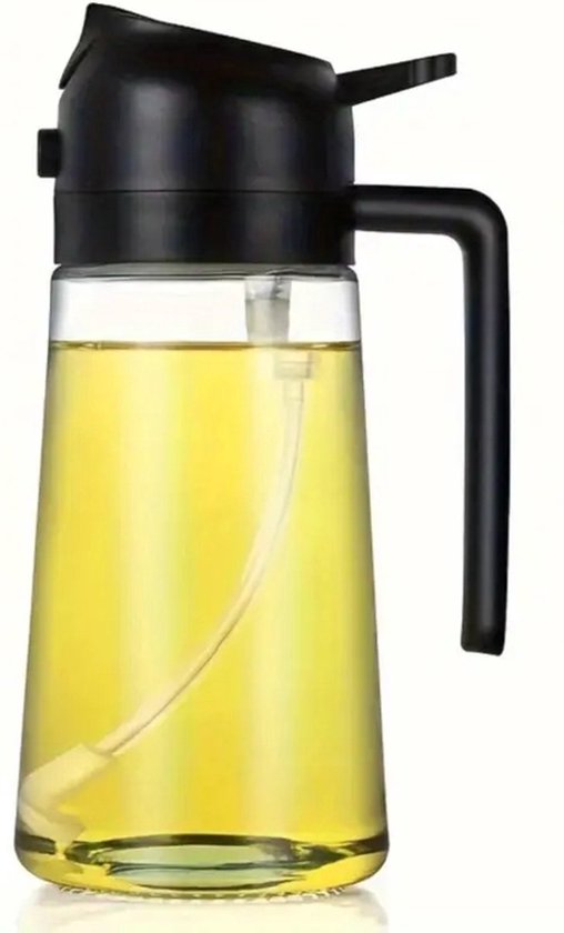 Foto: Leba olijfolie sprayer glas 2 in 1 premium olijfolie fles verstuiver voor keuken oliespray oliefles bbq accesoires olie pomp bakspray cooking spray