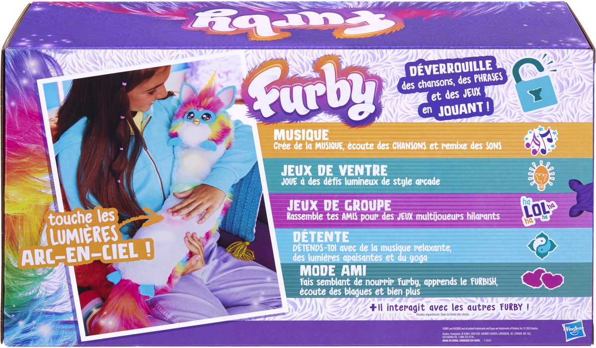 Furby DJ Furby, interactief knuffeldier - Franstalig — afbeelding 7