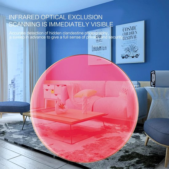 Verborgen Spy Detector, Draagbaar Anti-Spy Apparaat - Bescherm Privacy in Hotels & Kantoren