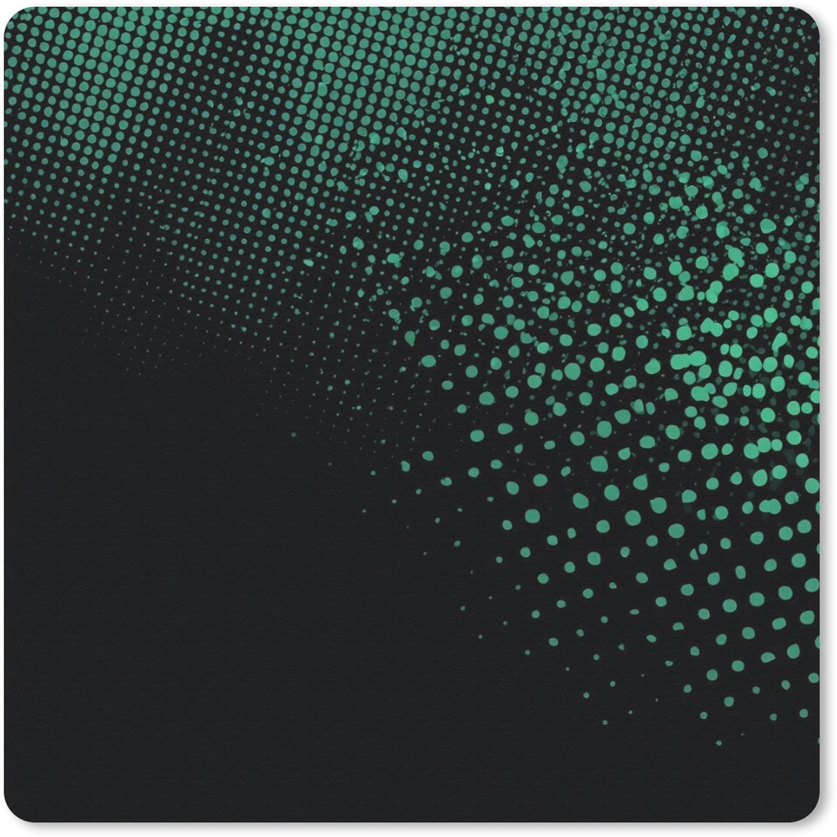 Muismat 30x30 cm - Mousepad Gaming - Stippen - Groen - Vervagen - Muismatten