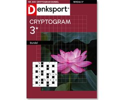 Denksport Puzzelboek Cryptogrammen 3* bundel, editie 449