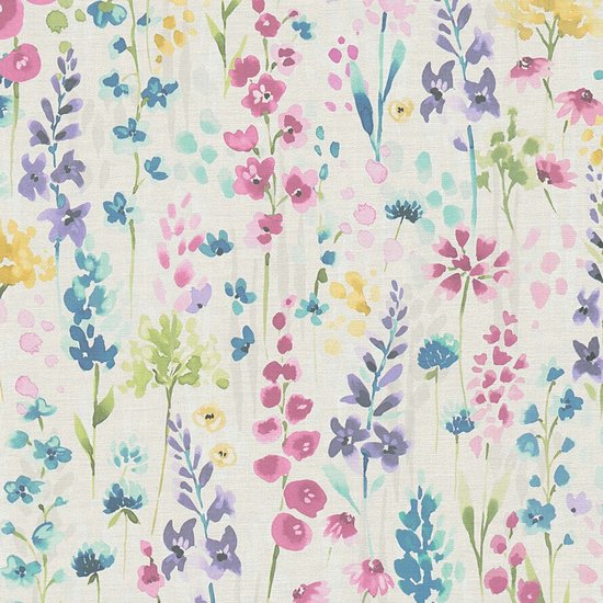 PAPIER PEINT FLORAL AQUARELLE | floral - Multicolore - AS Création Aquarell Dreams